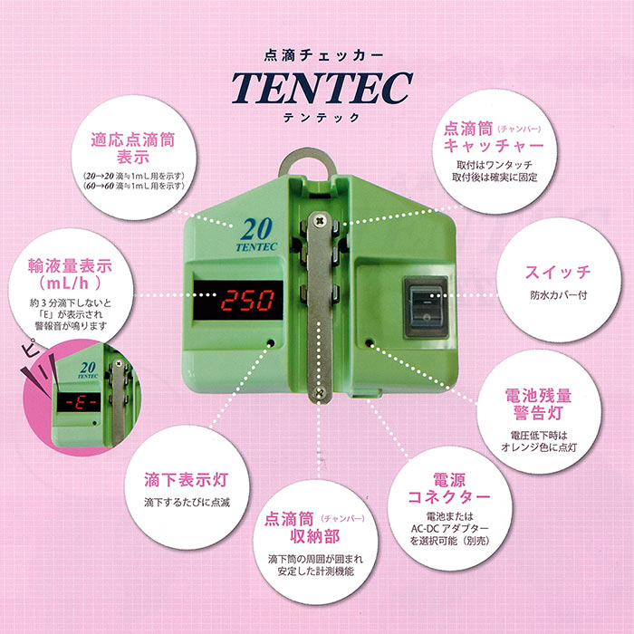 点滴チェッカー 医療機器テンテック「点滴チェッカー」｜タカダシステムズ